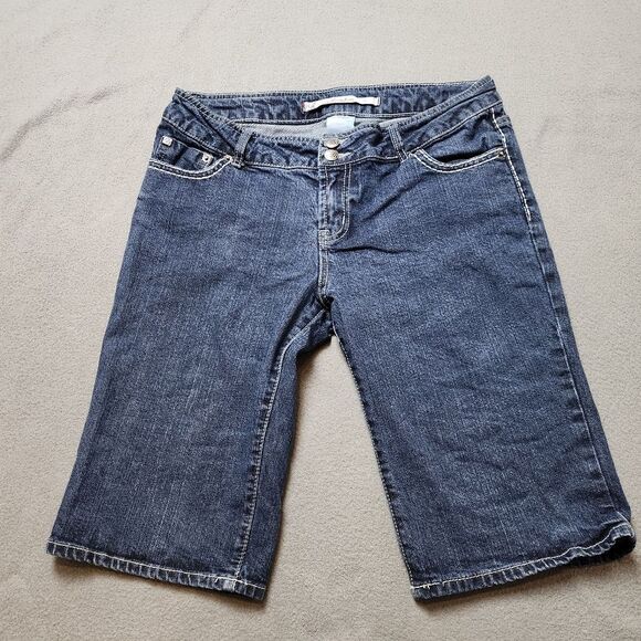 Brody Jeans Bermuda Style Denim Shorts Sz 30 Blue - Picture 3 of 9